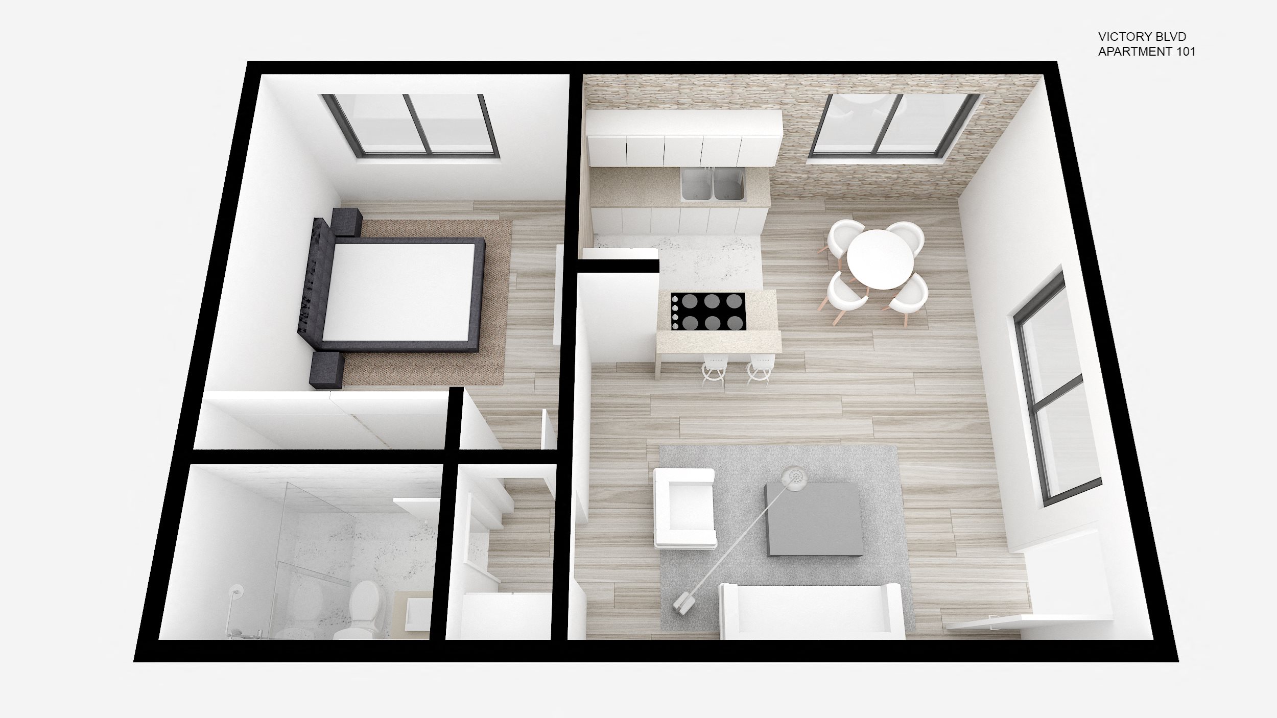 One Bed + One Bath